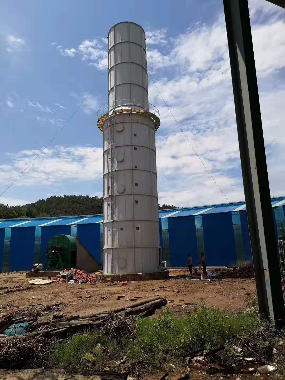 靈活施工的河南玻璃鋼凈化塔解決方案